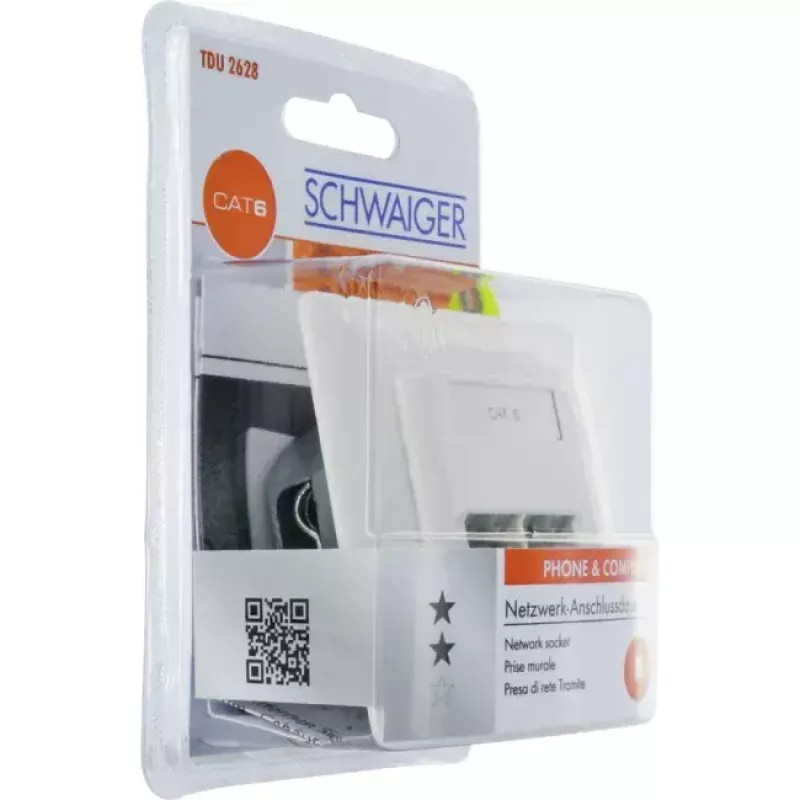 Netzwerkdose RJ-45 Schwaiger TDU2628532