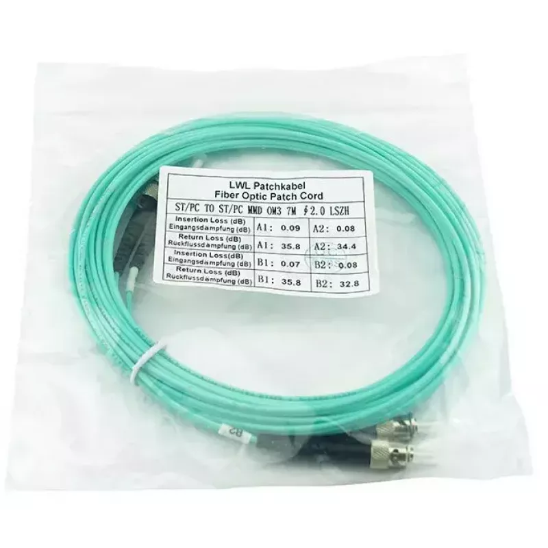BlueOptics SFP3333EU2MK InfiniBand Glasfaserkabel 2 m ST Blau