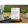 Schilderhalter Sigel TA254 A5 Acryl Braun Transparent 150 mm 235 mm