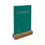 Schilderhalter Sigel TA254 A5 Acryl Braun Transparent 150 mm 235 mm