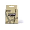 Epson Mattes Band – Grau/Schwarz 18 mm (8 m) – LK-5ABJ, Schwarz auf Grau, LK, Rhino, LabelWorks LW-C410, LabelWorks LW-C610, 1,8 cm, 8 m