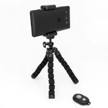 Stativ MediaRange MRMA205 Mobiltelefon 3‑beinig Schwarz