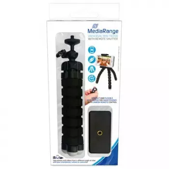 Stativ MediaRange MRMA205 Mobiltelefon 3‑beinig Schwarz