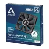 Lüfter Arctic P8 schlank PWM PST 80mm Low-Profile 38,23 m³/h Fluiddynamisches Lager Schwarz