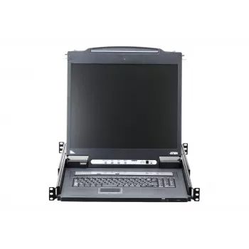 KVM-Switch ATEN CL5708IM Rackmontage Schwarz USB PS/2 VGA