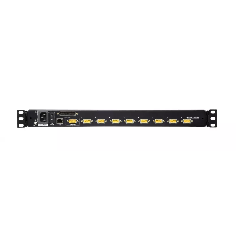 KVM-Switch ATEN CL5708IM Rackmontage Schwarz USB PS/2 VGA