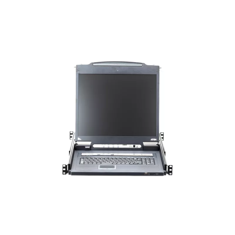 KVM-Switch ATEN CL5708IM Rackmontage Schwarz USB PS/2 VGA