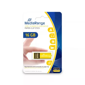 USB-Stick MediaRange 16 GB USB Typ-A 2.0 MR976