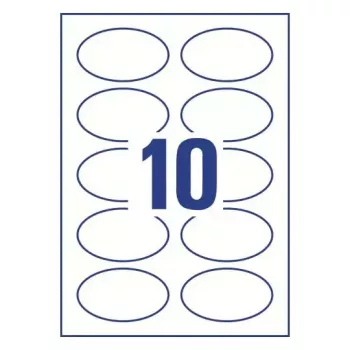 Selbstklebendes Etikett Oval Ablösbar Avery L4882-20