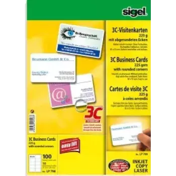 Visitenkarte Sigel LP798 100 Stück