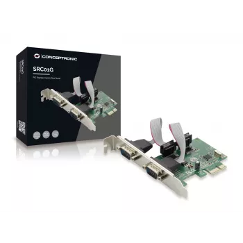 Conceptronic PCI Express-Karte 2-Port seriell