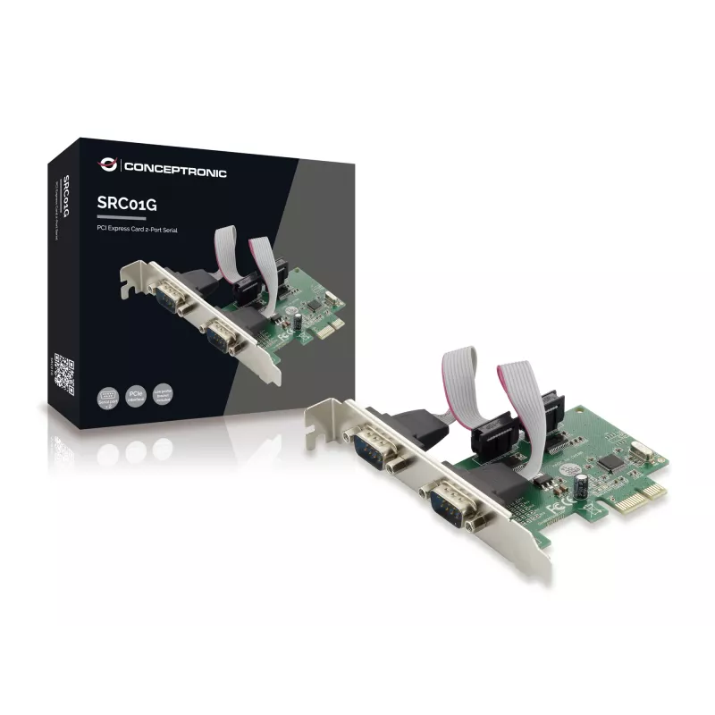 Conceptronic PCI Express-Karte 2-Port seriell