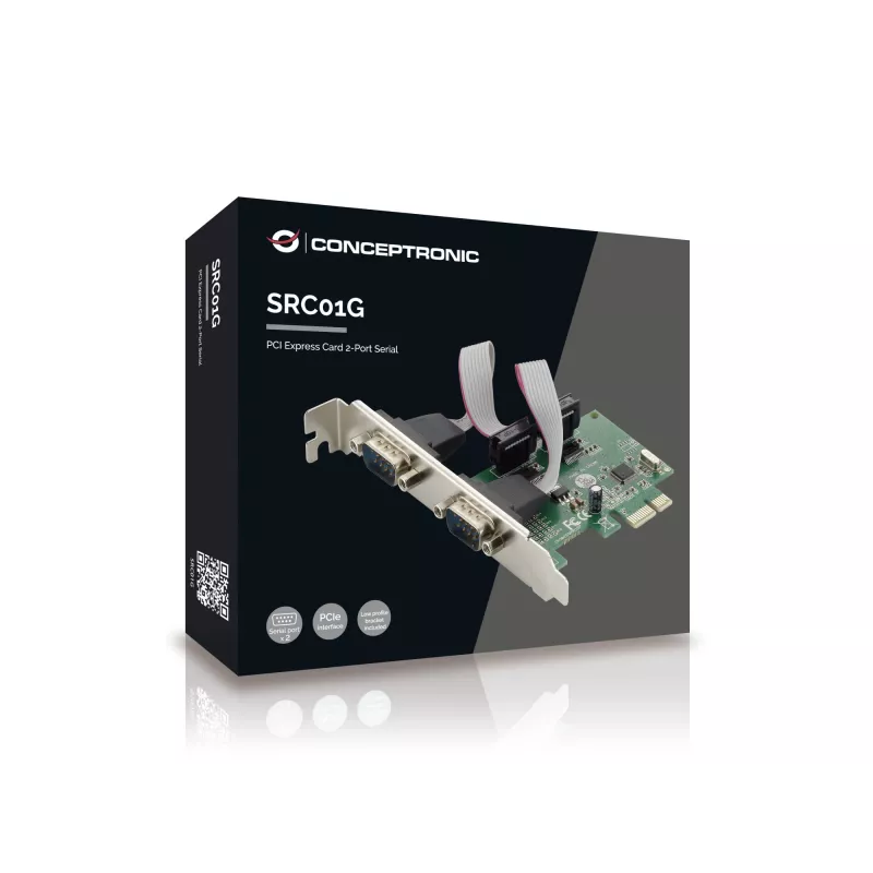 Conceptronic PCI Express-Karte 2-Port seriell