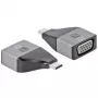 Techly IADAP USBC-VGAC USB-Grafikadapter 1920 x 1200 Pixel Schwarz, Silber