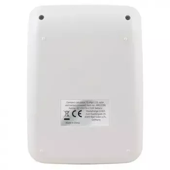 MediaRange MROS190 Tischrechner Basic 10 Stellen Batterie Solar Schwarz Weiß