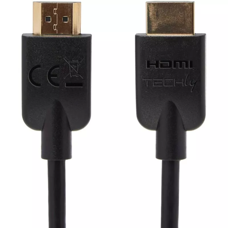 Techly ICOC HDMI2-4-010T HDMI-Kabel 1 m HDMI Type A (Standard) Schwarz