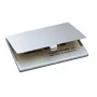 Visitenkartenetui Sigel VZ135 Aluminium Silber