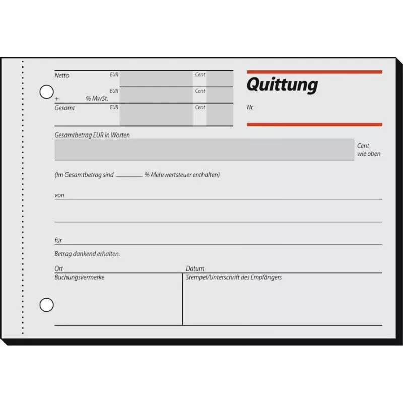 Geschäftsformular Sigel RC021 Grün A6 q 100 Blatt
