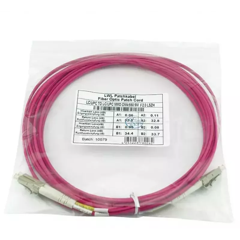 BlueOptics QK732A-BO InfiniBand/Glasfaserkabel 1 m LC Violett