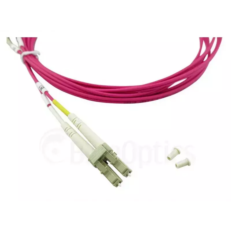 BlueOptics QK732A-BO InfiniBand/Glasfaserkabel 1 m LC Violett