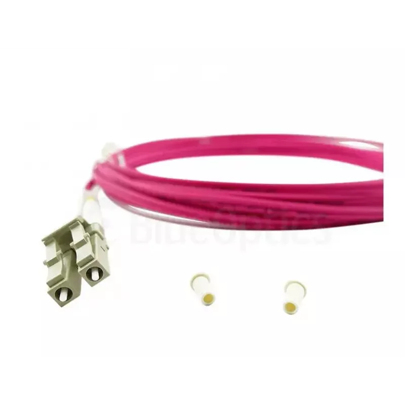 BlueOptics QK732A-BO InfiniBand/Glasfaserkabel 1 m LC Violett