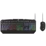 MediaRange MRGS102 Gaming-Tastatur und Maus USB QWERTZ Schwarz RGB