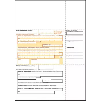 Geschäftsformular Sigel ZV572