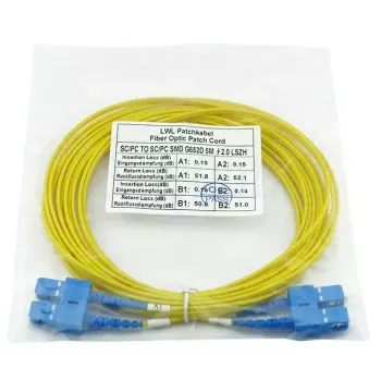BlueOptics CAB-SMF-SC-SC-2-BO InfiniBand Glasfaserkabel 2 m SC SC G.657.A1