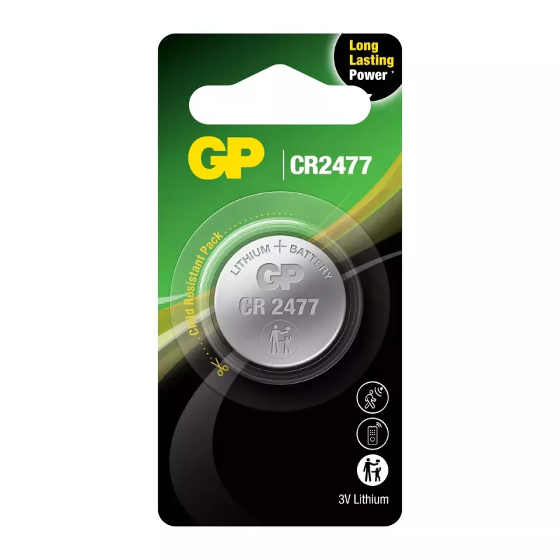 Einwegbatterie GP Batteries 103239 CR2477 Lithium-Mangandioxid