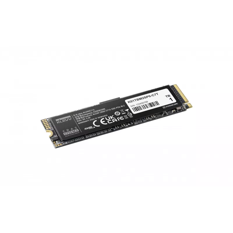 SSD-Laufwerk KLEVV 1 TB M.2 2280 PCIe Gen3 NVMe K01TBM2SP0-C7T