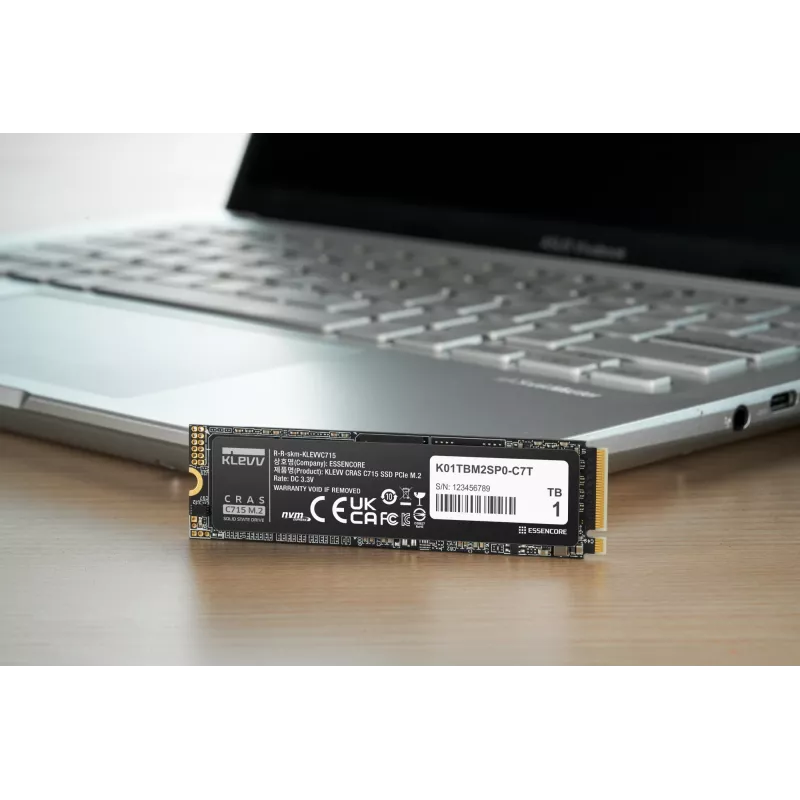 SSD-Laufwerk KLEVV 1 TB M.2 2280 PCIe Gen3 NVMe K01TBM2SP0-C7T
