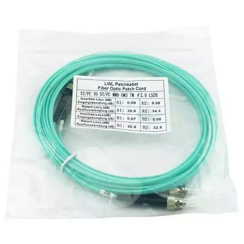 BlueOptics SFP3333EU0.5MK InfiniBand Glasfaserkabel 0,5 m ST Aqua