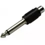 Adapter RCA Schwaiger KHA4010 533 6,3 mm Schwarz