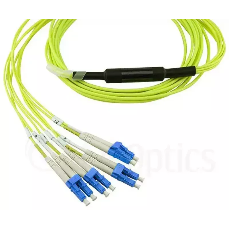BlueOptics CBL-MPO12-4LC-SMF-5M-BO InfiniBand Glasfaserkabel MPO 4x LC 5m