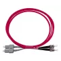 Glasfaserkabel BlueOptics SFP3233FU0.5MK SC ST OM4 0,5 m Magenta