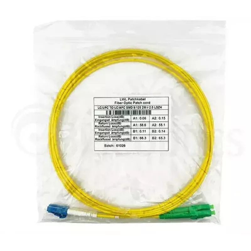 BlueOptics SFP3131BU3MS InfiniBand-Glasfaserkabel 3m LC Gelb