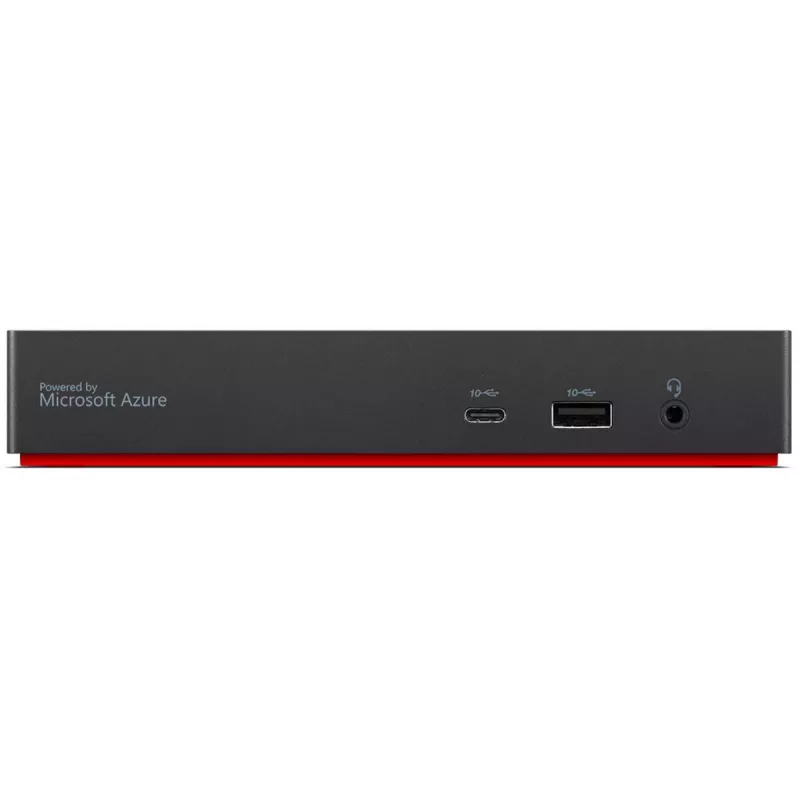Lenovo 40B20135IT Laptop-Dockingstation/Port-Replikator Kabelgebunden USB 3.2 Gen 1 (3.1 Gen 1) Typ-A + Typ-C Schwarz