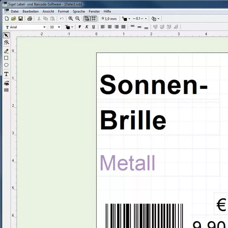 Nicht klebende Druckeretiketten Sigel LP715