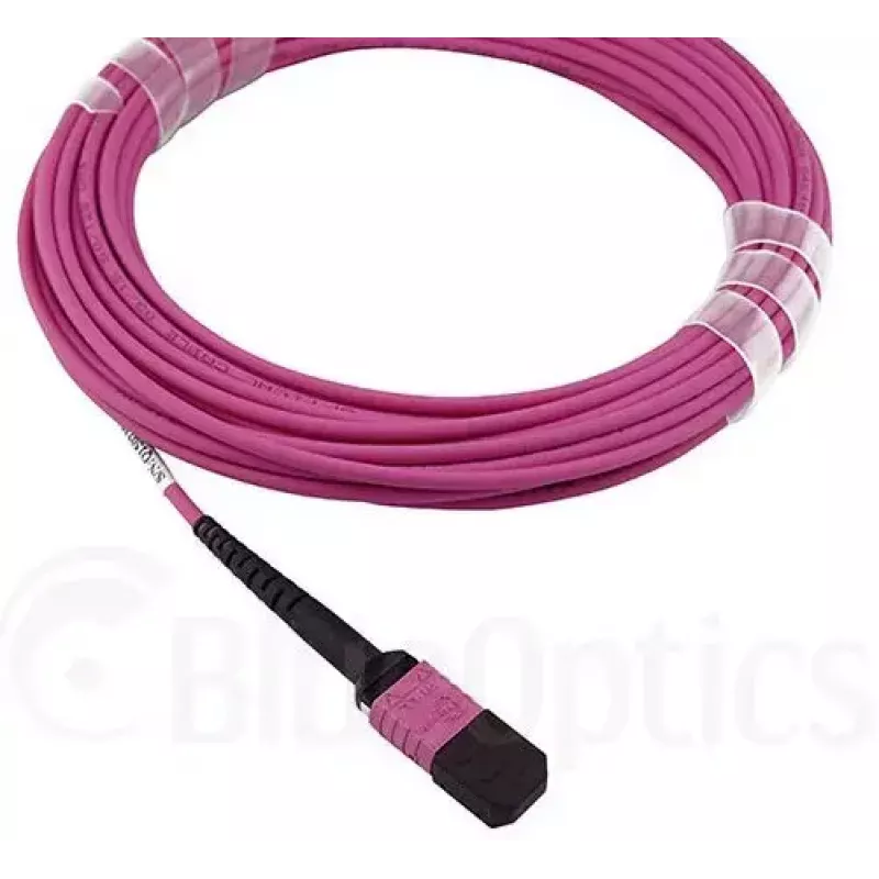 BlueOptics CBL-MPO12-4LC-OM4-15M-BO InfiniBand-Glasfaserkabel MPO 4x LC 15m