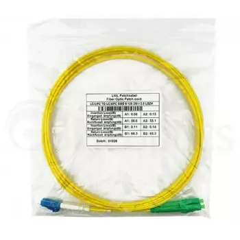 Glasfaserkabel BlueOptics SFP3131BU5MS LC G.657.A1 5 m Gelb