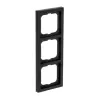 Busch-Jaeger Abdeckplatte 1723-885K Schwarz, Thermoplast, schraubenlos, 80×222×11 mm