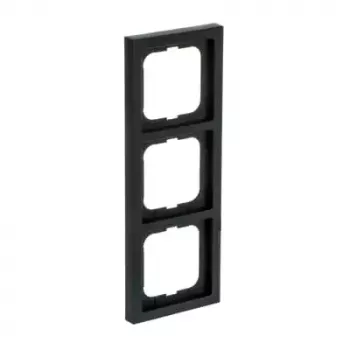 Busch-Jaeger Abdeckplatte 1723-885K Schwarz, Thermoplast, schraubenlos, 80×222×11 mm