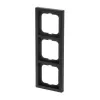 Busch-Jaeger Abdeckplatte 1723-885K Schwarz, Thermoplast, schraubenlos, 80×222×11 mm