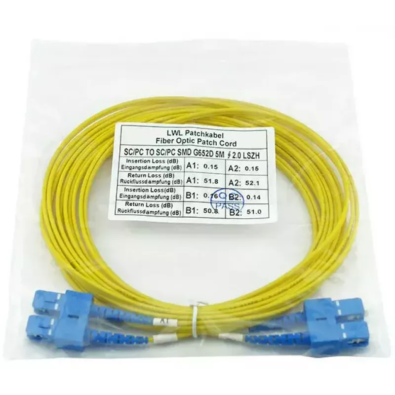 Glasfaserkabel BlueOptics CAB-SMF-SC-SC-1 1 m SC SC G.657.A1