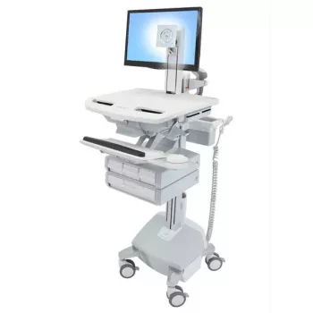 Multimedia-Wagen Ergotron StyleView Aluminium Grau Weiß