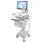 Multimedia-Wagen Ergotron StyleView Aluminium Grau Weiß