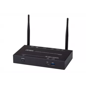 ATEN 4K Wireless Presentation Switch Quad View Desktop Schwarz