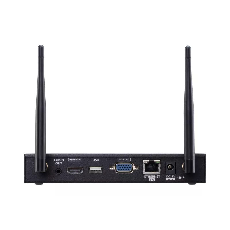 ATEN 4K Wireless Presentation Switch Quad View Desktop Schwarz