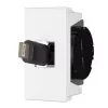 Steckdose USB C Kindermann 7464000620 Schwarz Weiß
