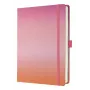 Schreibheft Sigel Jolie JB103 A5+ 100 Blatt Orange Pink